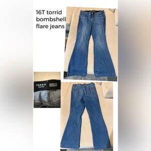 Torrid Bombshell Flare Flare Jeans 16 Tall